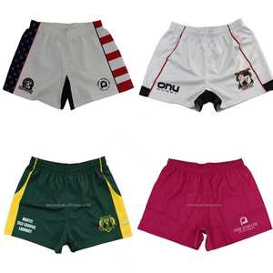 FQ Personnalisé Aboriginal Rugby League Shorts Plaine Shorts De Sport Rugby Sur-Filed Polyester Team Wear Hommes Jeunes Rugby UNION Shorts - Product Image 3
