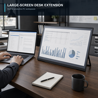 Monitor Portátil de 23.8 Pulgadas y 144Hz, Pantalla Externa FHD IPS con HDMI Tipo-C y Soporte Integrado