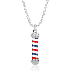 Kapperszaak Paal 3d Kapperszaak Kettingen Munt Ketting Rvs Luxueuze Lange Ketting Ketting In Bulk - Product Image 5