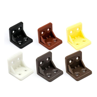 Supports de connexion d'angle en plastique à angle droit de Code d'angle en plastique personnalisé d'usine