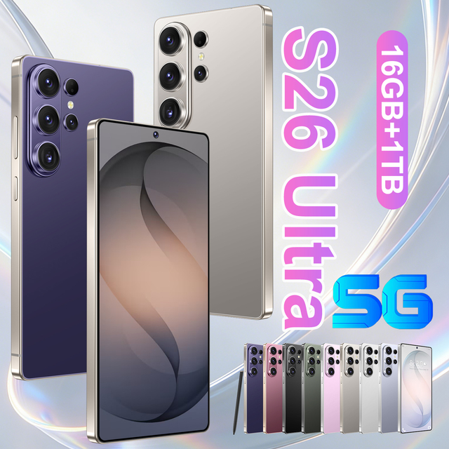 Global Version New Arrival S26 Ultra at Factory Price Android 15 Face Recognition Business-Grade High-Quality Smartphone