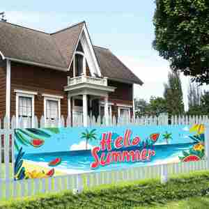 Sturdy Outdoor Fence <b>Banner</b> Printing Custom Graphic Wind Resistant for Playground Fair Commercial Advertising Outdoor Decoration - Product Image 4