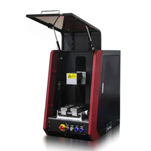 Enclosed type small ring engraving machine gold laser marking machine laser engraving machine jewellery with rotary axis