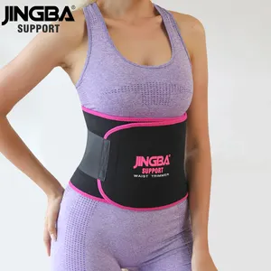 JINGBA sabuk pinggang Sauna wanita, pemangkas keringat, sabuk pinggang keringat Sauna, ukuran Plus XL, multiwarna, kompresi, untuk pria dan wanita, Fitness Gym