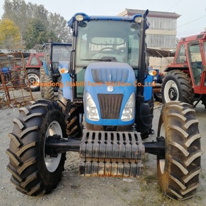 Tractores Agrícolas Usados/de <span class=keywords><strong>Segunda</strong></span> <span class=keywords><strong>Mano</strong></span> de Calidad, New Holland T1104 TD5 110hp TS90 TD85D con Cabina 4x4, <span class=keywords><strong>Maquinaria</strong></span> Agrícola - Product Image 5