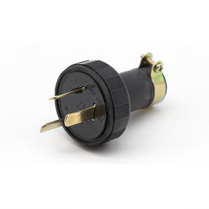 Et950 <b>Australian</b> <b>Plug</b> 240 V 1 Outlet Standard Grounding Plastic <b>Plug</b> For Generator Use - Product Image 1