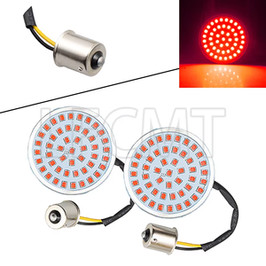 RACEPRO RP6640-1001RR Luces Traseras LED Dobles Ámbar Blanco Rojo con Señales de Giro para Harley Sportster Dyna Touring Softail - Product Image 6
