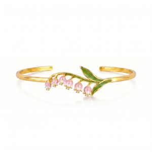 JOYFFO Joyería <span class=keywords><strong>de</strong></span> Moda, Pulsera y Brazaletes <span class=keywords><strong>de</strong></span> Acero Inoxidable con Baño <span class=keywords><strong>de</strong></span> Oro PVD <span class=keywords><strong>de</strong></span> 18k, Diseño <span class=keywords><strong>de</strong></span> Flor <span class=keywords><strong>de</strong></span> 12 <span class=keywords><strong>Meses</strong></span>, Pulsera para Mujer, Venta al Por Mayor - Product Image 3