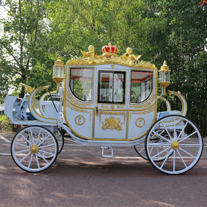 Charrette royale électrique de luxe de style européen, chariot à quatre roues, chariot de tourisme, wagon royal - Product Image 1