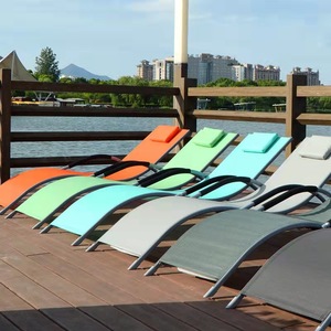 Ensemble <span class=keywords><strong>Chaise</strong></span> <span class=keywords><strong>longue</strong></span> de plage et <span class=keywords><strong>Chaise</strong></span> <span class=keywords><strong>longue</strong></span> de <span class=keywords><strong>piscine</strong></span> avec aluminium et pliable - Product Image 6