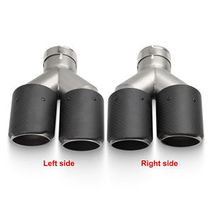 Puntas de <span class=keywords><strong>escape</strong></span> dobles populares para BMW, silenciador de <span class=keywords><strong>coche</strong></span> de fibra de carbono Universal, modificación de <span class=keywords><strong>tubo</strong></span> de <span class=keywords><strong>escape</strong></span> para tubos de <span class=keywords><strong>escape</strong></span> - Product Image 5
