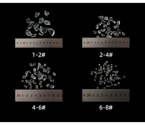 0.2-1.5cm Cát thủy tinh trang trí màu trắng nghiền thủy tinh tổng hợp cho sàn terrazzo và cảnh quan - Product Image 2