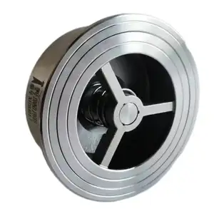 New Factory Direct Soft Seal High Pressure Check Valve Wafer Type Stainless Steel Check Valve