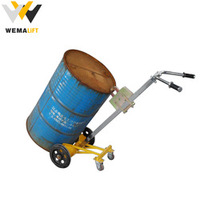 Tambour à huile en acier, chariot de transport, 48 — 55 gallons