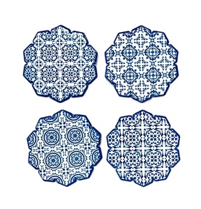 Personalized Heat Resistant Absorbent Flower Bohemian Mandala Kitchen Mat Ceramic <b>Coaster</b> <b>for</b> <b>Drinks</b> Mats - Product Image 3