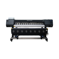 Plotter Digital de Rollo UV con Tinta Ecológica I3200 F1800, Impresora de Inyección de Tinta Automática Multicolor A1/A3 de 70 Pies