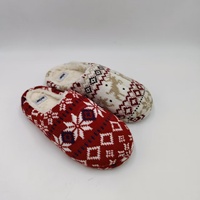 Pantoufles en tricot doux pour femmes à prix réduit, avec semelle antidérapante en mousse à mémoire de forme, pantoufles d'intérieur en tricot pour femmes