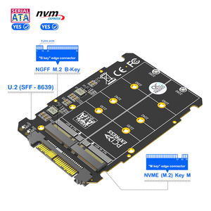Adaptador de M.2 SSD a U.2 2 en 1, Adaptador de M.2 NVMe SSD y M.2 NGFF SSD a U.2 SFF-8639, Placa Adaptadora Convertidora para Escritorio/Servidor - Product Image 2