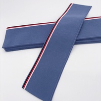 Côtes à tricoter en élasthanne 95% coton 5% personnalisées 1*1 Nervure de col jacquard