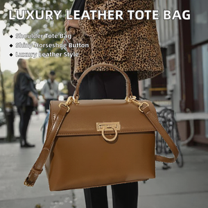 Royaa High Quality Soft Printed PU Canvas <b>Tote</b> <b>Bag</b> Women Casual Crossbody Shoulder Design <b>Zip</b> Durable Portable <b>Large</b> Capacity - Product Image 2