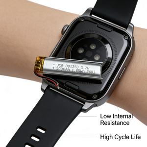 Baterí<span class=keywords><strong>a</strong></span> de Polímero de Litio 801350 de 3.7V 500mAh 600mAh Recargable de Alta Velocidad para Pulsera Inteligente - Product Image 2