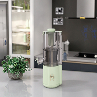 Exprimidor eléctrico portátil de masticación lenta de 200ml, Mini Extractor de jugo de fruta de prensa en frío inverso USB para uso doméstico en Hotel RV
