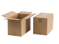 Cartons en kraft ondulé écologiques à paroi simple et double pour l'emballage de produits en gros et au détail, l'expédition et le déménagement