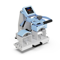 Presse à chaud double station pour casquettes, machine de transfert thermique commerciale par sublimation pour l'impression en gros de casquettes de baseball