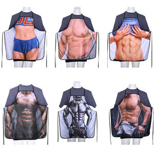 KEFEI Logo personnalisé adulte <span class=keywords><strong>cuisine</strong></span> sans manches bavoir drôle imprimé dîner <span class=keywords><strong>cuisine</strong></span> cuisson <span class=keywords><strong>tablier</strong></span> de <span class=keywords><strong>cuisine</strong></span> créatif <span class=keywords><strong>Sexy</strong></span> pour les hommes - Product Image 6