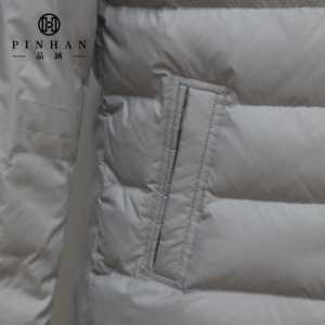 2025 unisexe léger vers le bas remplissage Blazer italien Commercial veste deux couches chaud <span class=keywords><strong>manteau</strong></span> pour hiver patron veste avec capuche - Product Image 6