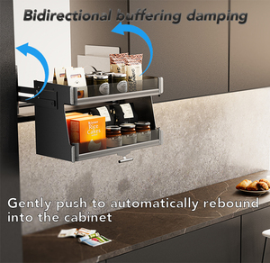 Cestelli Estraibili per Armadietti da <span class=keywords><strong>Cucina</strong></span> Vbosr, Sistema Modulare Idraulico <span class=keywords><strong>a</strong></span> Doppia Apertura - Product Image 4