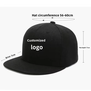 Casquette Snapback Personnalisée en Tissu à Six Panneaux, Visière Plate, Coton Bicolore, Style Hip Hop Urbain, Fabricant Grossiste - Product Image 2