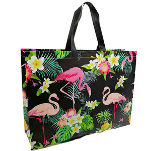 Bolsas de Compra Reutilizables Ecológicas Promocionales al por Mayor, Bolsas de Tela No Tejida con Diseño Personalizado, Bolsas de Supermercado Laminadas en PP - Product Image 1