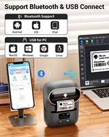 Imprimante d'étiquettes thermiques Phomemo M110 pour codes-barres, étiquettes de prix et produits, idéale pour la maison et les entreprises