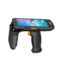 GPS WiFi layar ganda, PDA Ultra jarak jauh UHF R2000 sistem Android NFC untuk parkir garasi gudang stok persediaan