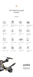 Drones d'extérieur S6 avec caméra 4K et GPS, drone FPV professionnel, quadricoptère pliable, double caméra 4K, drone longue portée - Product Image 5