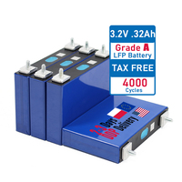 Phosphate de fer au lithium prismatique 3.2V 22Ah 20Ah 15Ah LF32 32Ah cellule de batterie solaire lithium-ion 3.2V Lifepo4 pour voiturette de golf EV