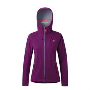 Veste de pluie imperméable Asics Metarun pour femme, violette, randonnée en plein air - Product Image 3