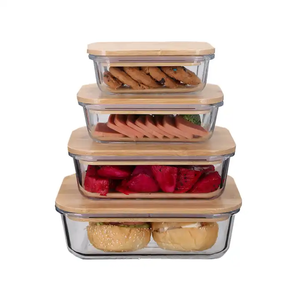 Bocaux de Conservation Alimentaire Modernes <span class=keywords><strong>et</strong></span> Durables en Verre pour Bébés <span class=keywords><strong>et</strong></span> Tout-Petits avec Couvercle – Boîtes Portables pour Collations <span class=keywords><strong>et</strong></span> Déjeuners au Bureau, Idéales pour Garder les Aliments Frais - Product Image 2