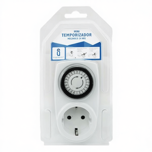 Mini Plastic Mechanical <b>Timer</b> Socket >24 Hours Plug-In Kitchen Use - Product Image 2