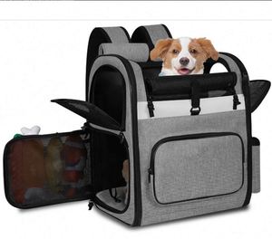 Free Sample Pet <b>Carrier</b> <b>Backpack</b> for Small Medium <b>Dogs</b> and Cats Large Space Foldable <b>Backpack</b> with Safety Lock Zipper and - Product Image 1