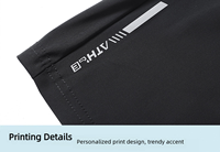 Shorts de sport pour homme personnalisés en usine, légers, respirants, en tissu extensible, écologiques, pour la course et l'entraînement en salle de sport
