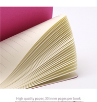 Cahier imprimé A5 de haute qualité journal lié en cuir personnalisé reliure thermique feuille de papier épais pour les réunions d'affaires utilisation scolaire