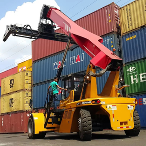 China SRSC4545H1 Reach <span class=keywords><strong>Stacker</strong></span> 45 Ton 13600mm Maks. Mesin Penumpuk Pengangkat Tinggi - Product Image 1