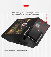 Usine 11.6 "écran tactile direct Android tablette PC Mini Terminal tout en un systèmes de point de vente caisse enregistreuse avec imprimante NFC/80mm