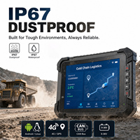 Tablette robuste LILLIPUT 7 pouces Android/Linux MDT IP67, ordinateur industriel étanche et antichoc pour l'exploitation minière et les terminaux de chariots élévateurs