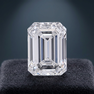 Diamante Cultivado en Laboratorio de 9 Quilates, Corte Esmeralda, Color F, Claridad VS2, Diamante Suelto Premium - Product Image 1