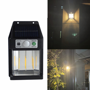 Lámpara de Pared de Estilo Retro con Paneles Solares, Encendido/Apagado Automático, Lámpara de Pared LED con Hilo de Tungsteno Solar para Sala de Estar, Baño, Garaje, Patio - Product Image 2
