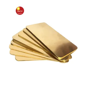 Brass Sheet 2mm Custom JIS C2680 Brass Plate Sheets 1mm 1.2mm 1.5mm 2mm Manufacturer