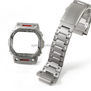 ชุดดัดแปลง DW5600 รุ่นใหม่ล่าสุด ลายเสือหิน พร้อมสายเมชา ตัวเรือนสแตนเลส สำหรับเปลี่ยนใส่กับนาฬิกา DW-<span class=keywords><strong>5600</strong></span> <span class=keywords><strong>GW</strong></span>-M5610 - Product Image 6